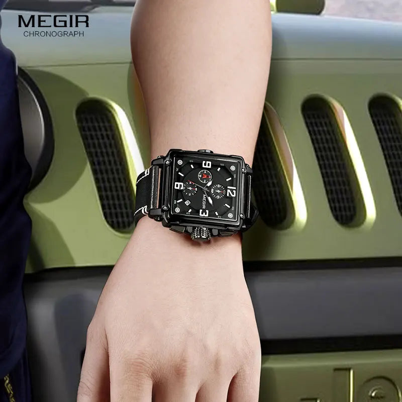 Premium Megir Watch Men | Waterproof
