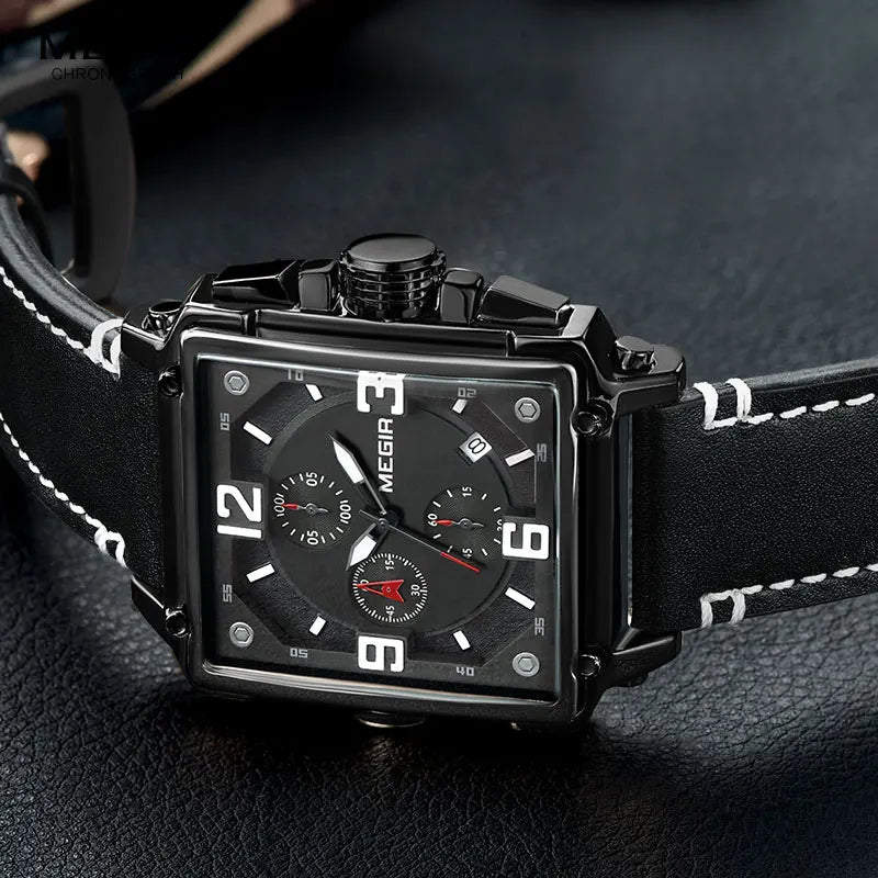 Premium Megir Watch Men | Waterproof